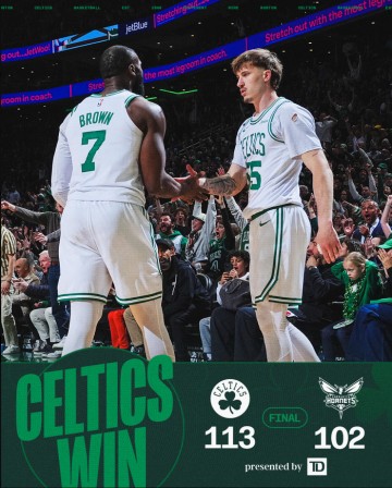 开云体育app-单赛季2000分创队史纪录！布朗35+9被挺MVP 塔图姆复出助他剑指一阵|绿凯|波士顿凯尔特人队|杰森-塔图姆|NBA常规赛|夏洛特黄蜂队_新浪新闻